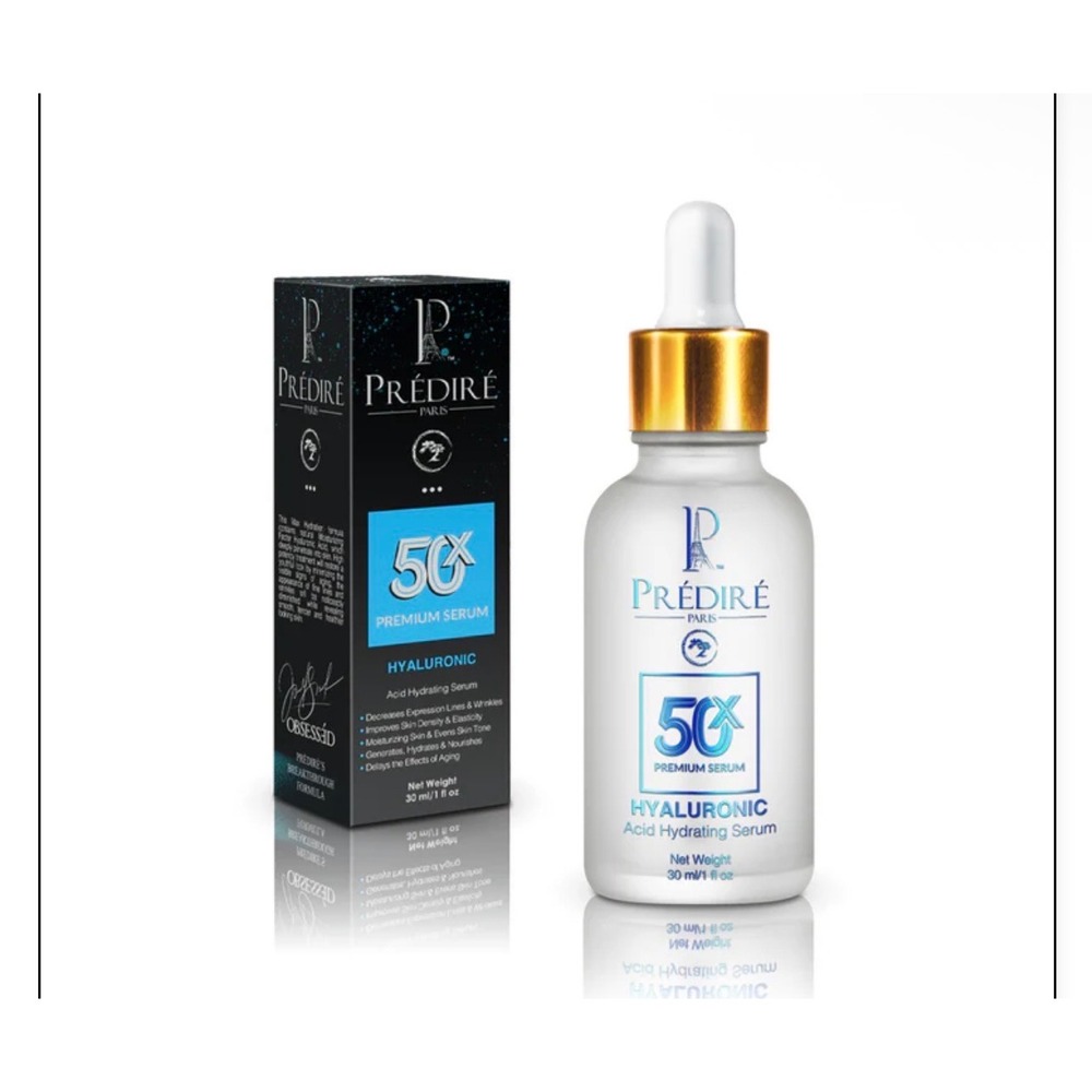Predire Paris Hyaluronic Acid Hydrating Serum 50X Premium Formula 30ml 1 fl oz